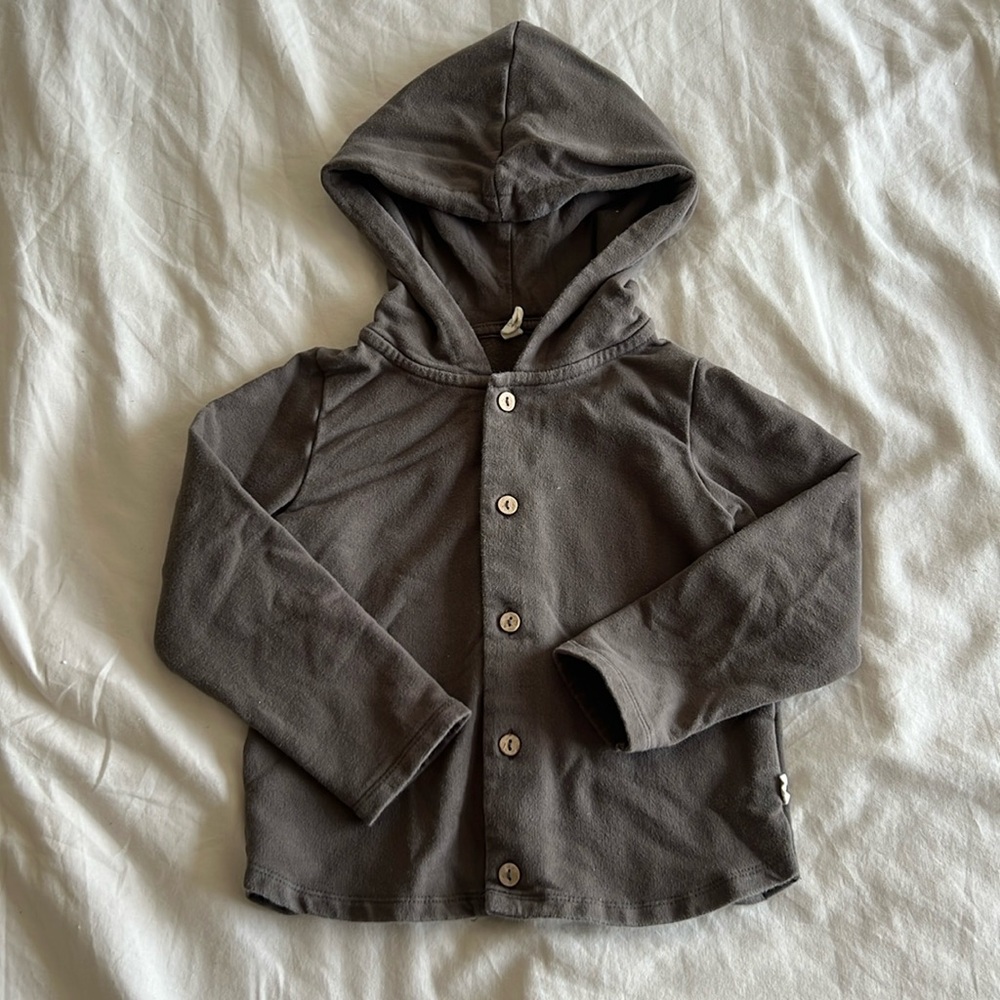 Quincy Mae button up hoodie